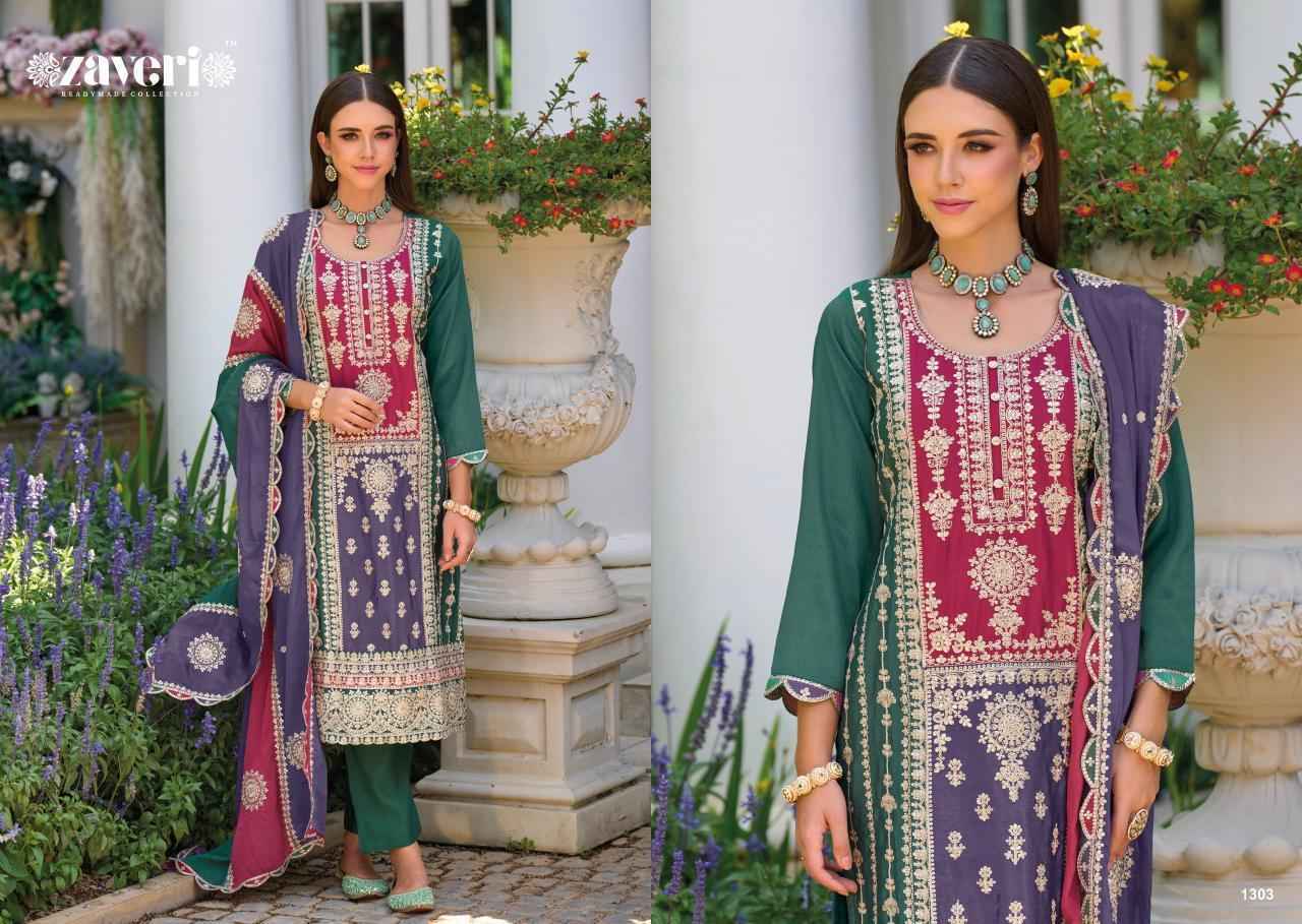 Zaveri Mahiya Chinon Kurti Combo 2 pcs Catalogue