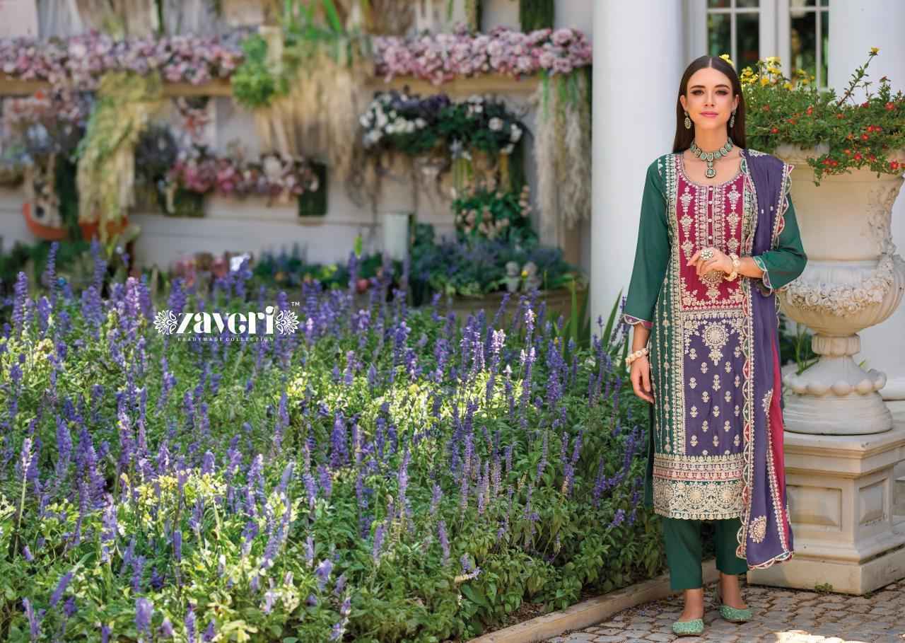 Zaveri Mahiya Chinon Kurti Combo 2 pcs Catalogue