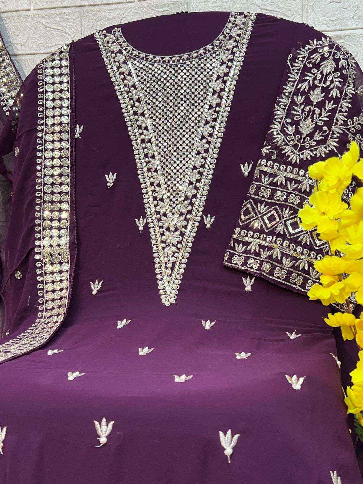 Al Khushbu Fiza Vol 1 Georgette Dress Material 4 pcs Catalogue
