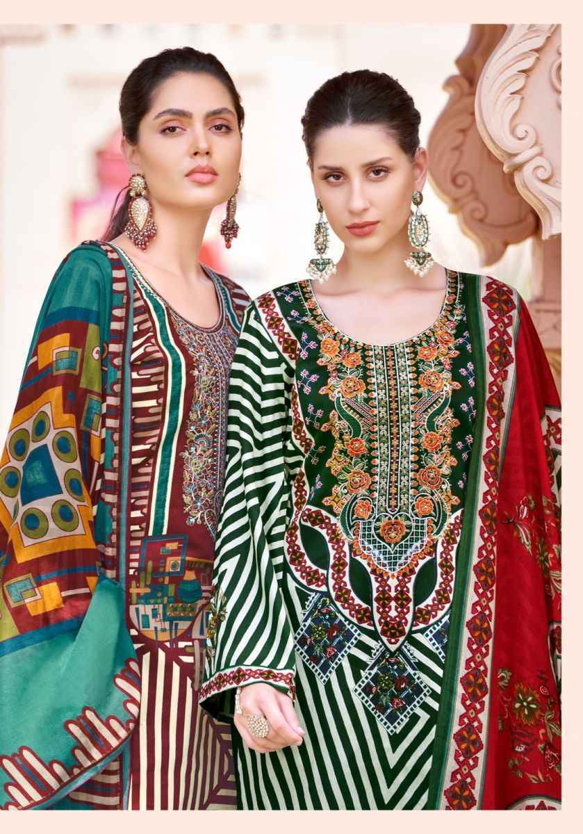 Alok Habiba Edition 4 Cotton Dress Material 6 pcs Catalogue