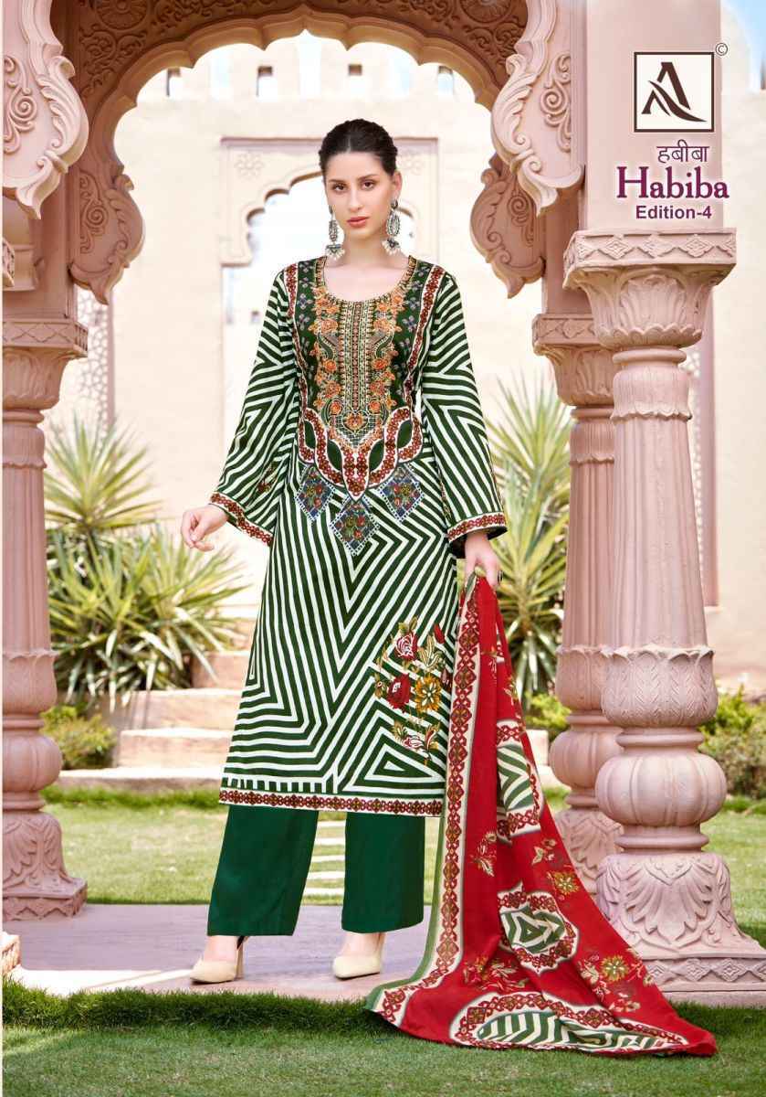 Alok Habiba Edition 4 Cotton Dress Material 6 pcs Catalogue