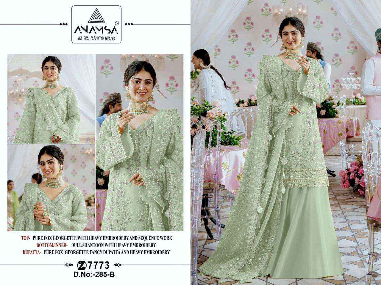 Anamsa D No 285 Fox Georgette Dress Material Online Womens Clothing Website
