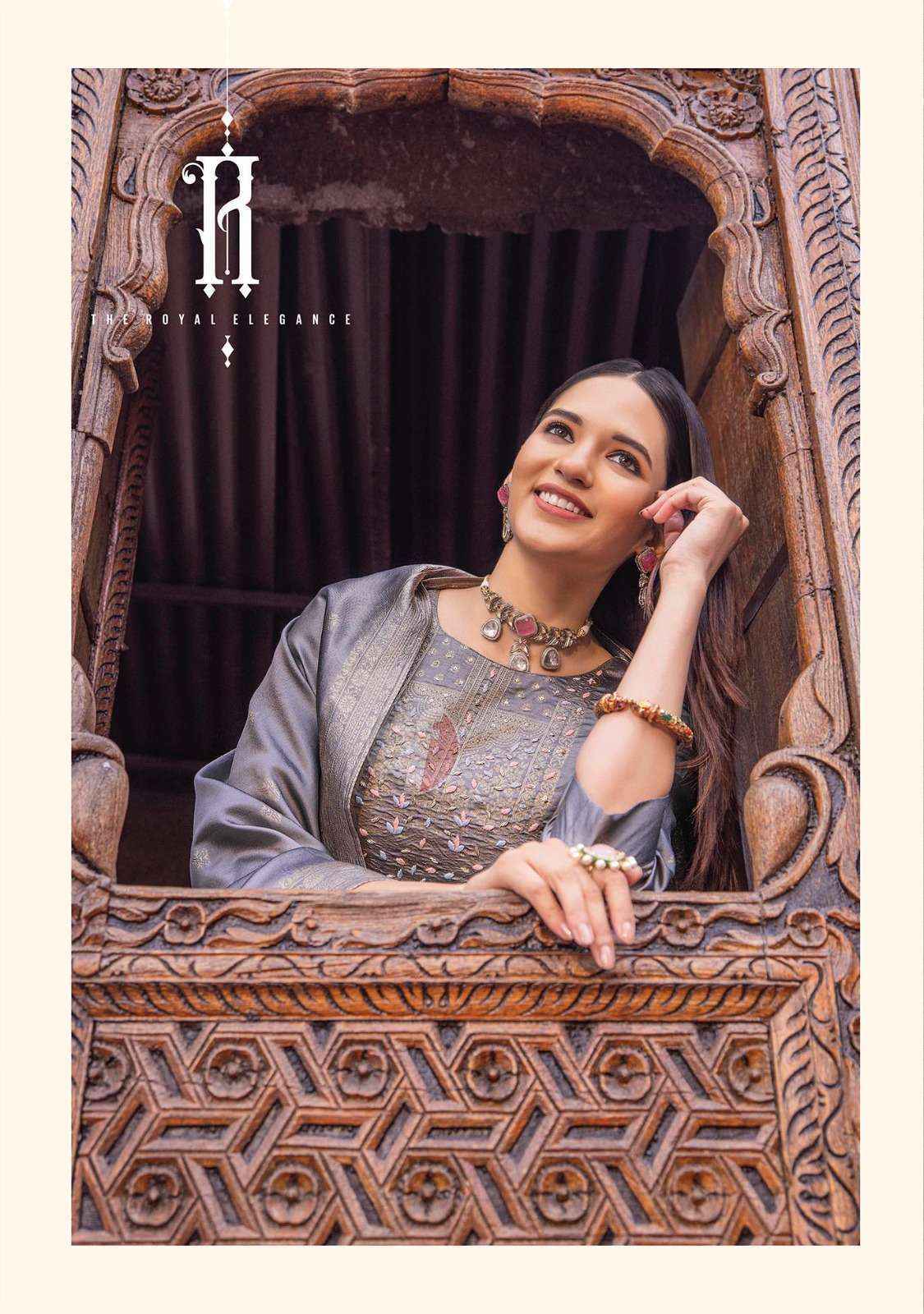 Anju Fabrics Haseen Pal Vol 9 Banarsi Silk Kurti Combo 6 pcs Catalogue