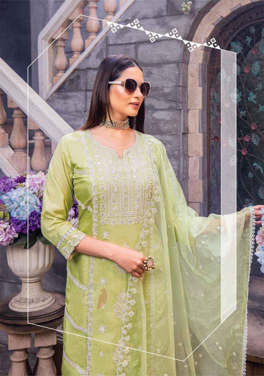 Anju Fabrics Sayara Muslin Kurti Combo 5 pcs Catalogue
