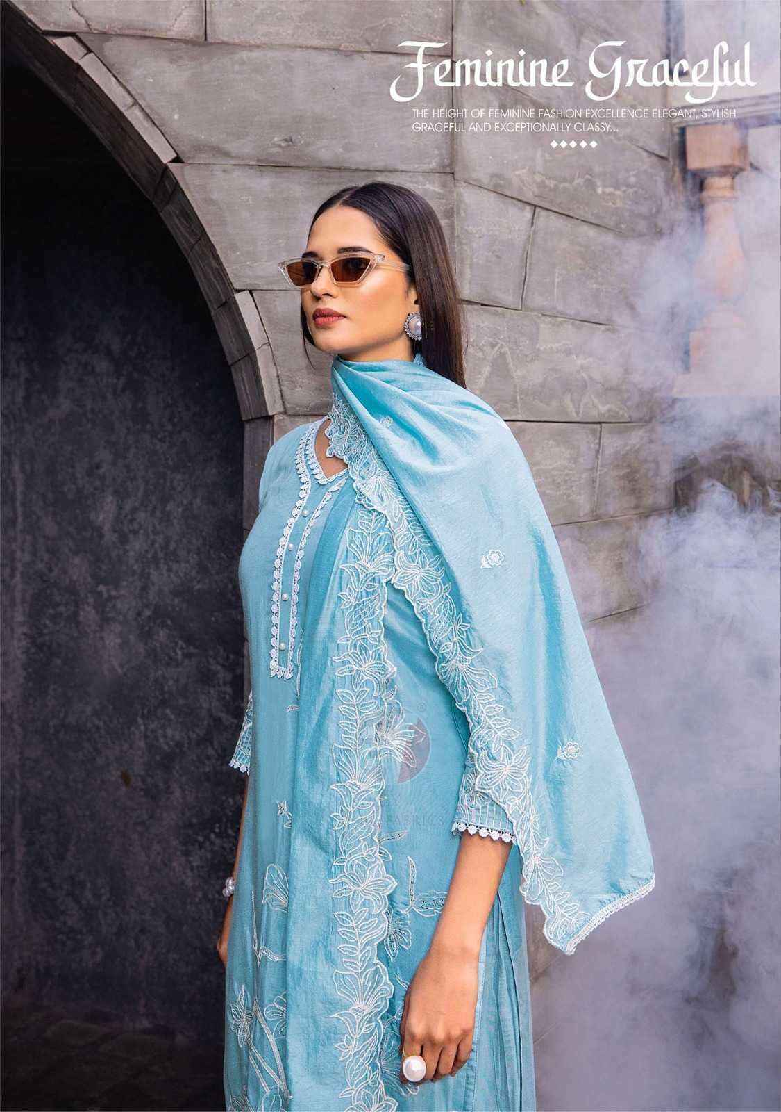 Anju Fabrics Sayara Muslin Kurti Combo 5 pcs Catalogue