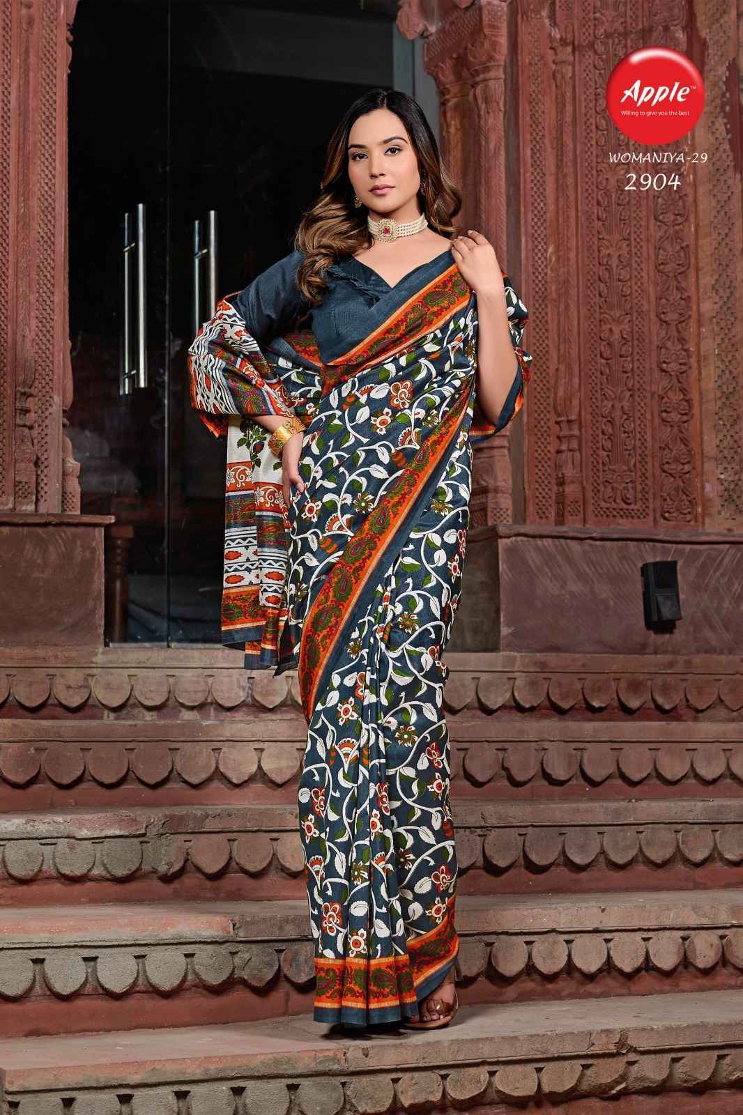 Apple Womaniya Vol-29 Bhagalpuri Saree 12 Pc Catalog