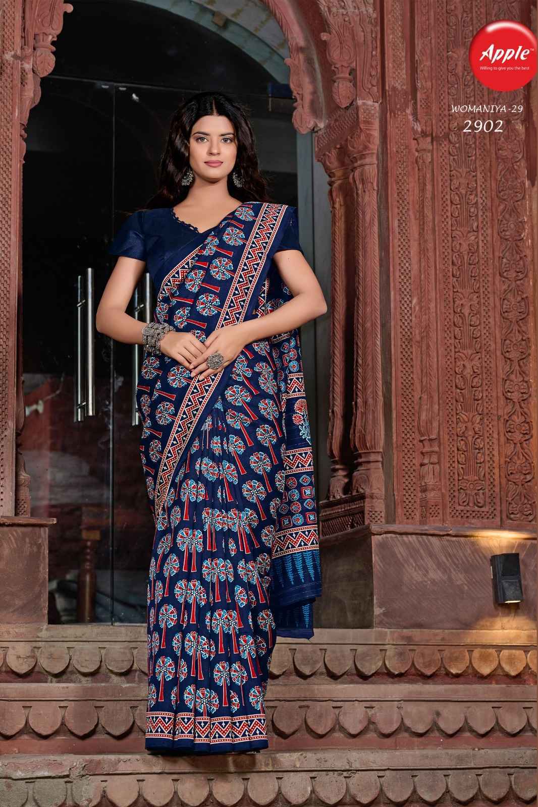 Apple Womaniya Vol-29 Bhagalpuri Saree 12 Pc Catalog