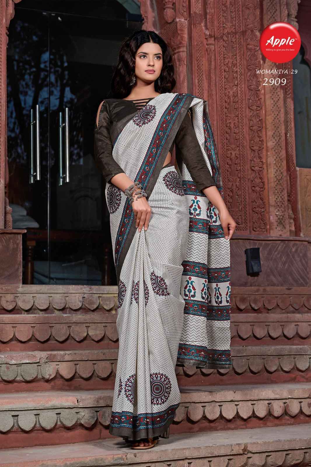 Apple Womaniya Vol-29 Bhagalpuri Saree 12 Pc Catalog