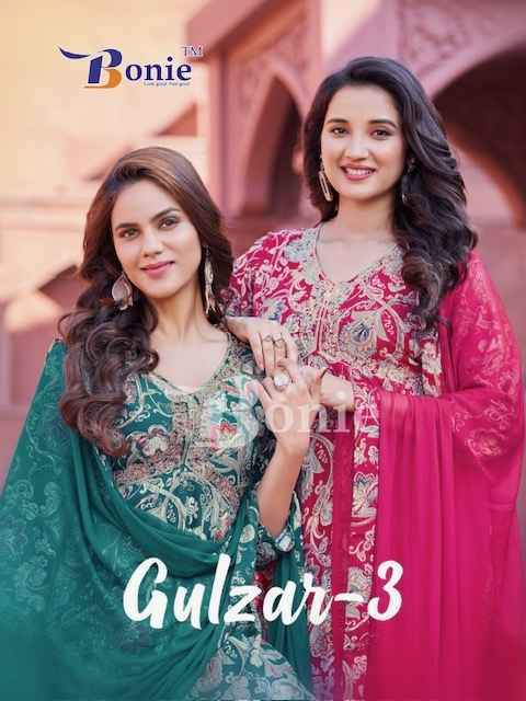 Bonie Gulzar Vol 3 Rayon Kurti Combo 8 pcs Catalogue
