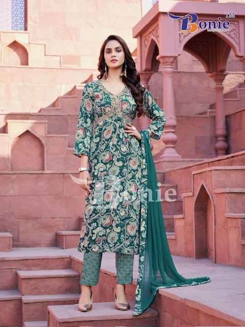 Bonie Gulzar Vol 3 Rayon Kurti Combo 8 pcs Catalogue