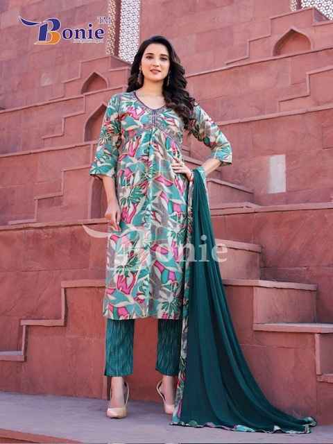 Bonie Gulzar Vol 3 Rayon Kurti Combo 8 pcs Catalogue