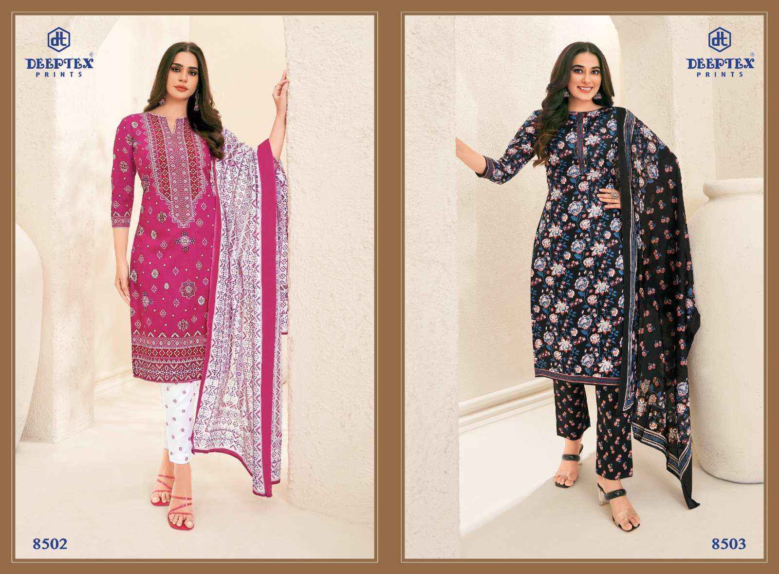 Deeptex Miss India Vol 85 Cotton Dress Material 26 pcs Catalogue