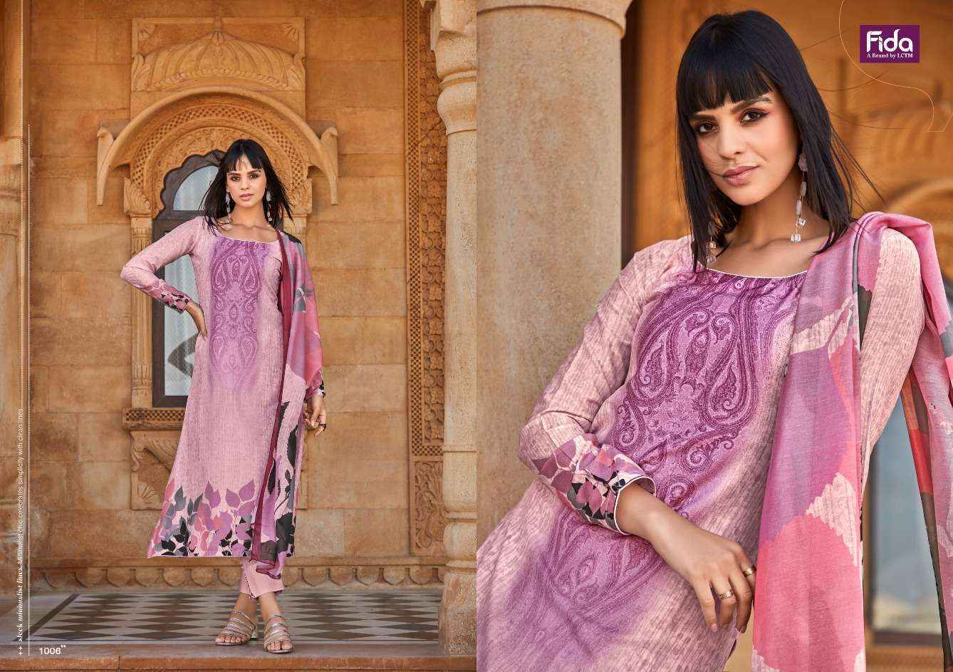 Fida Shylah Cotton Dress Material 6 pcs Catalogue