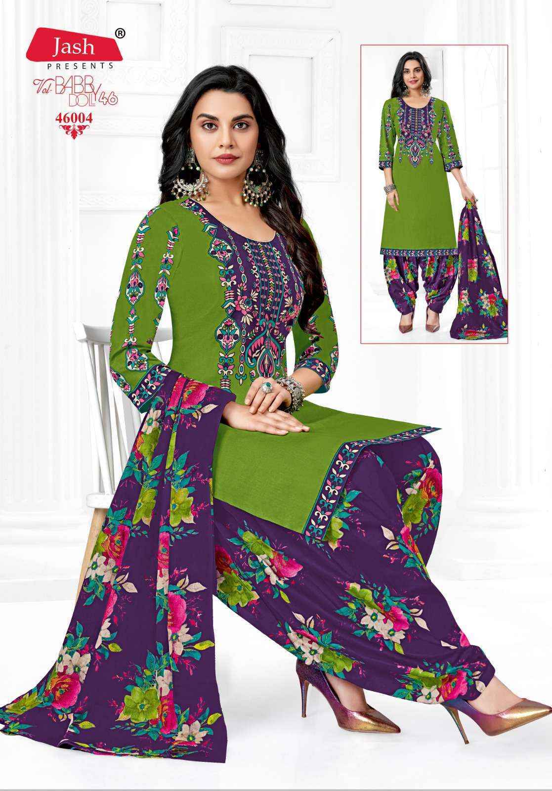 Jash Baby Doll Vol 46 Cotton Dress Material 12 pcs Catalogue