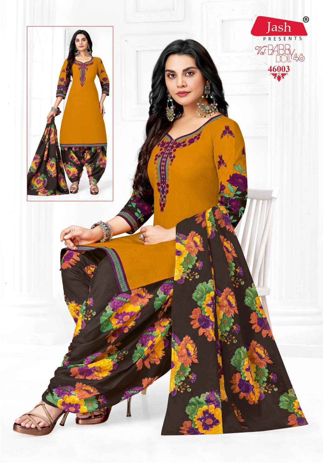 Jash Baby Doll Vol 46 Cotton Dress Material 12 pcs Catalogue