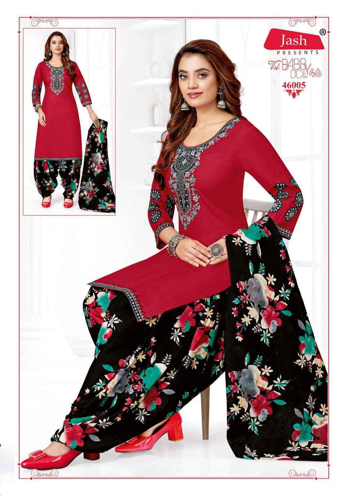 Jash Baby Doll Vol 46 Cotton Dress Material 12 pcs Catalogue
