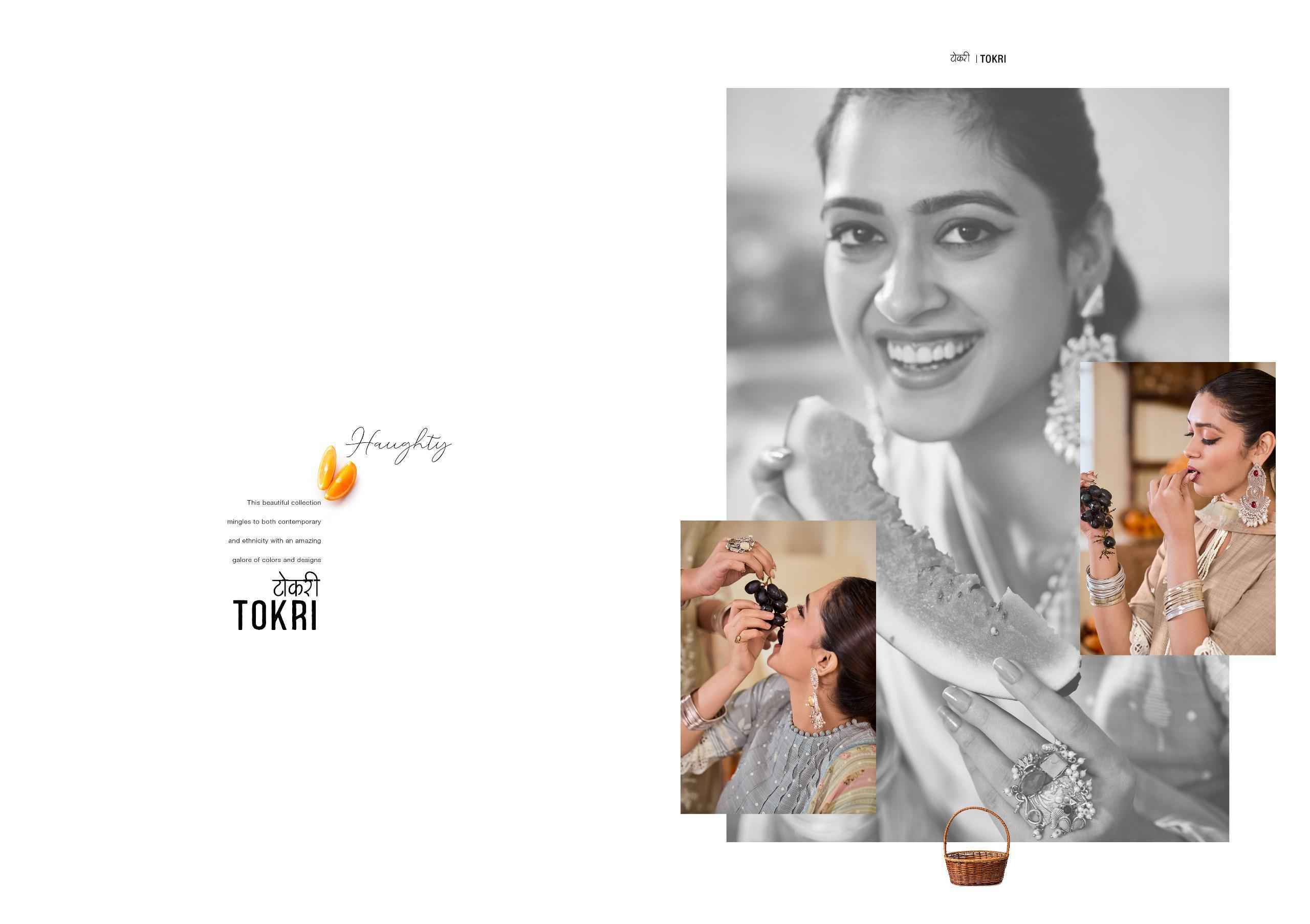 Jay Vijay Tokri South Cotton Dress Material 5 pcs Catalogue