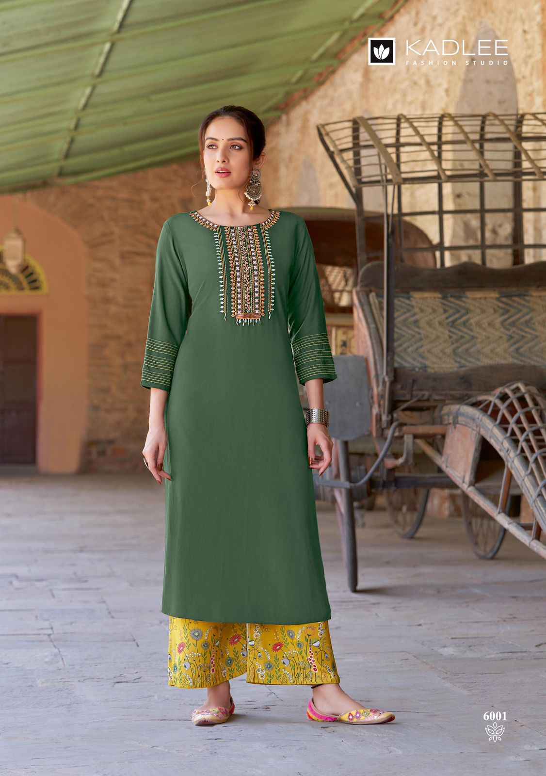 Kadlee Kaveri Rayon Kurti With Pant 6 Pc Catalouge