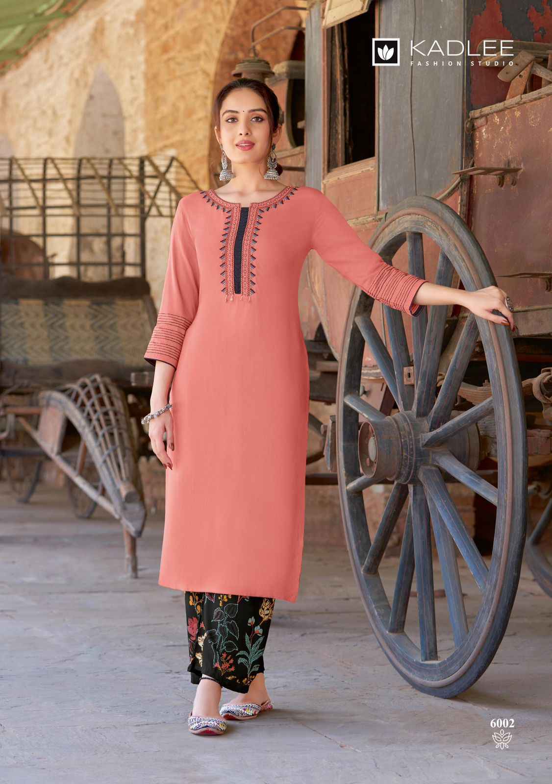 Kadlee Kaveri Rayon Kurti With Pant 6 Pc Catalouge