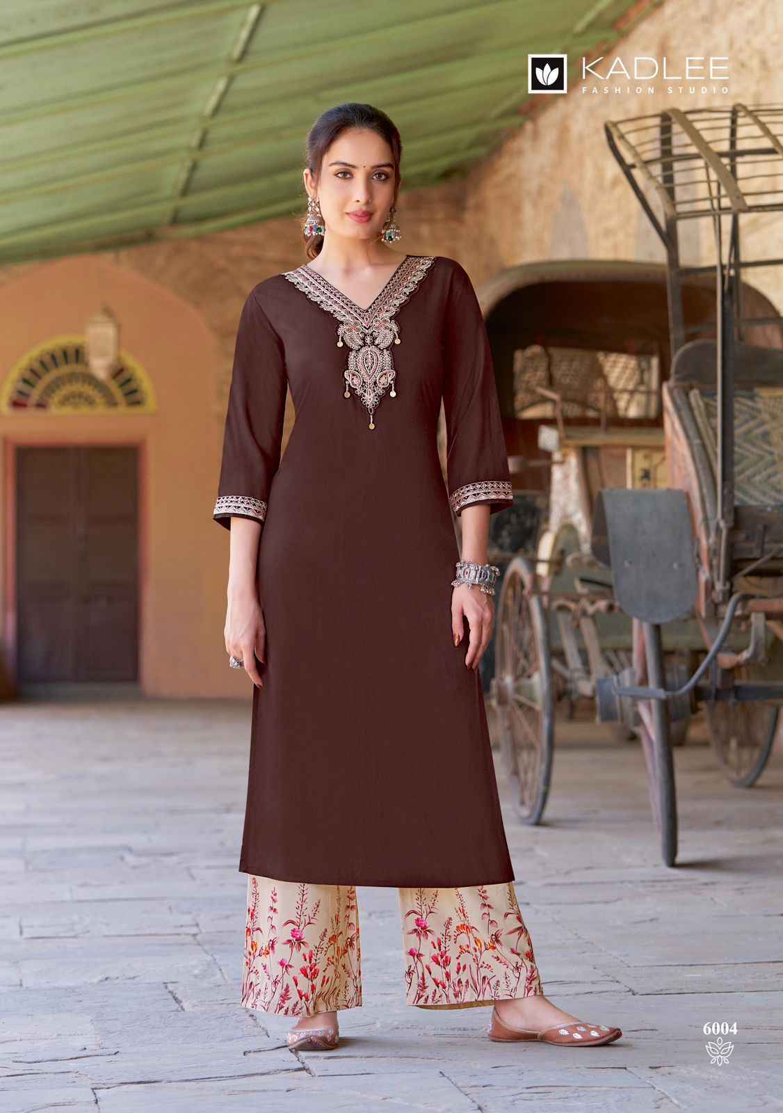 Kadlee Kaveri Rayon Kurti With Pant 6 Pc Catalouge