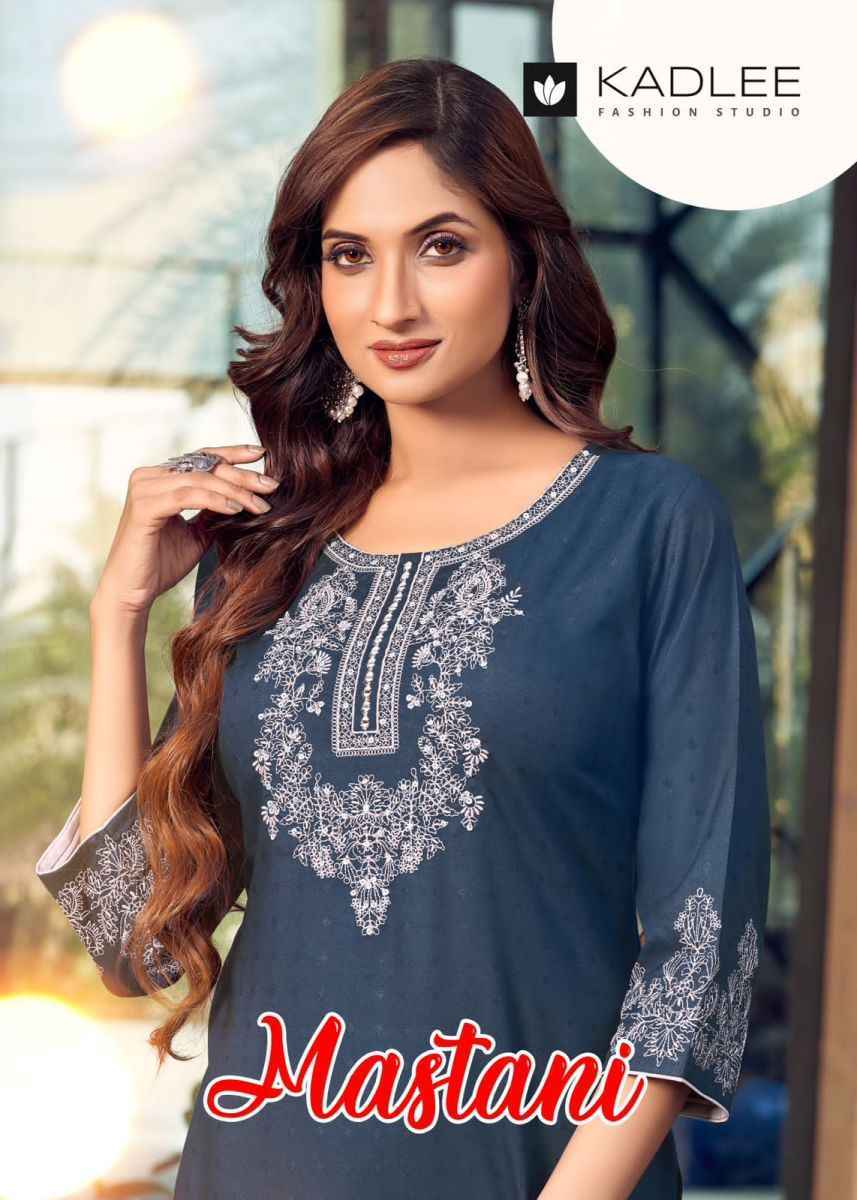 Kadlee Mastani Rayon Kurti 4 pcs Catalogue