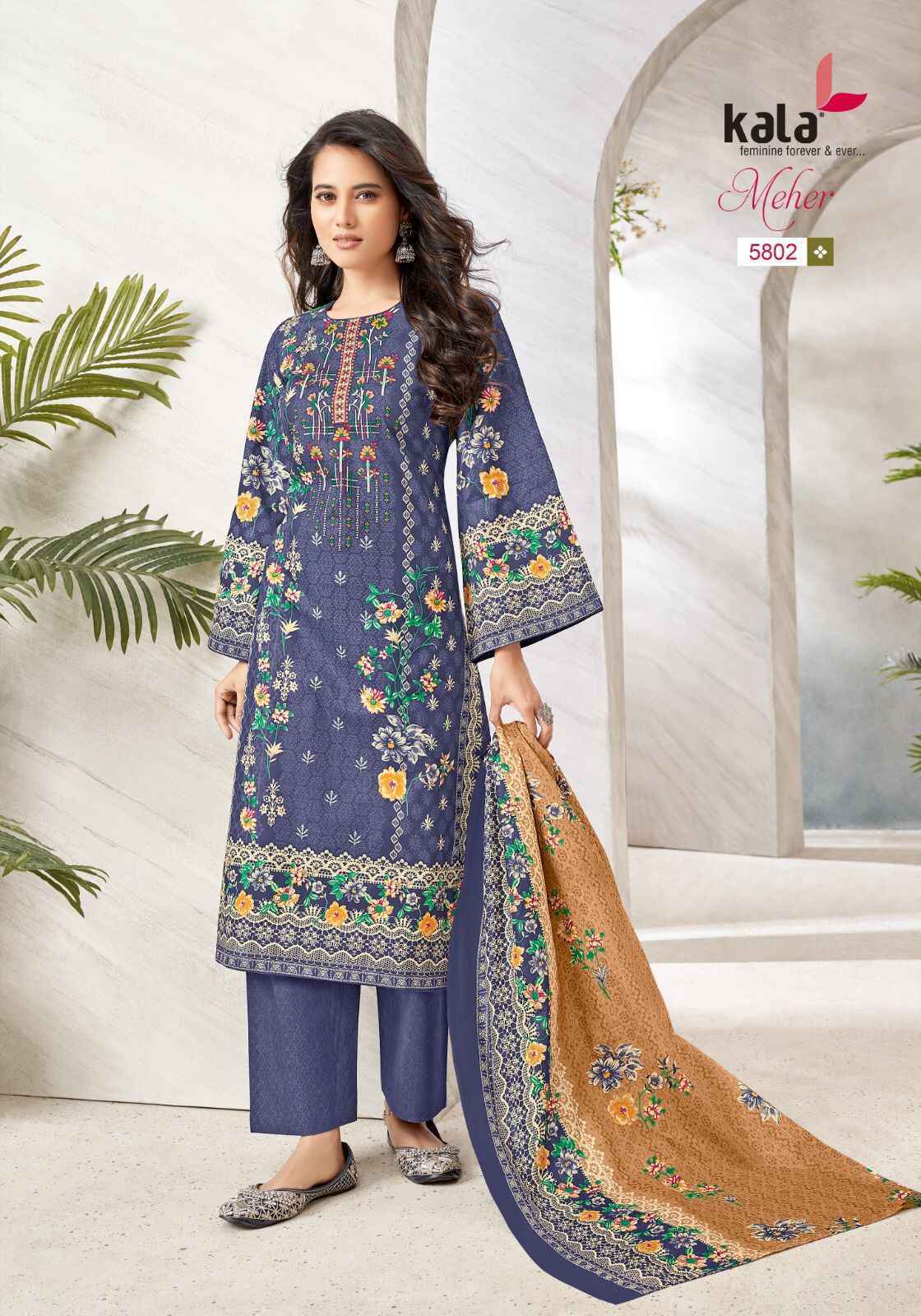 Kala Meher Vol-10 Cotton Dress Material 12 pcs Catalogue