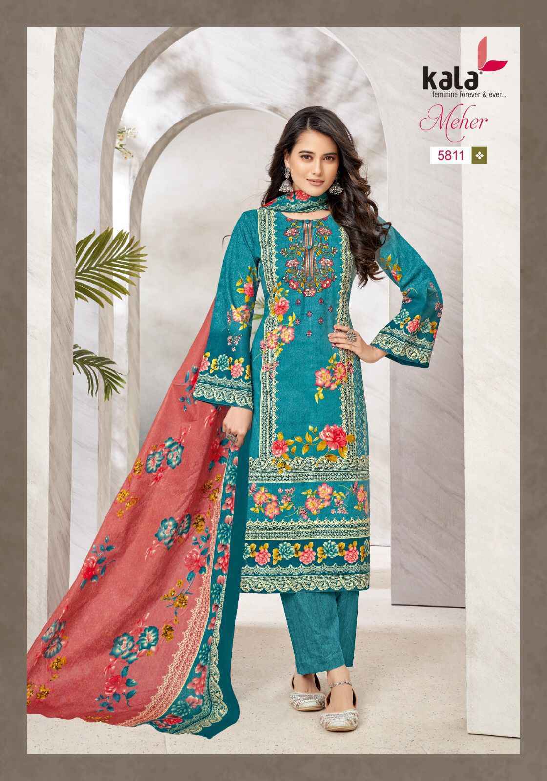 Kala Meher Vol-10 Cotton Dress Material 12 pcs Catalogue