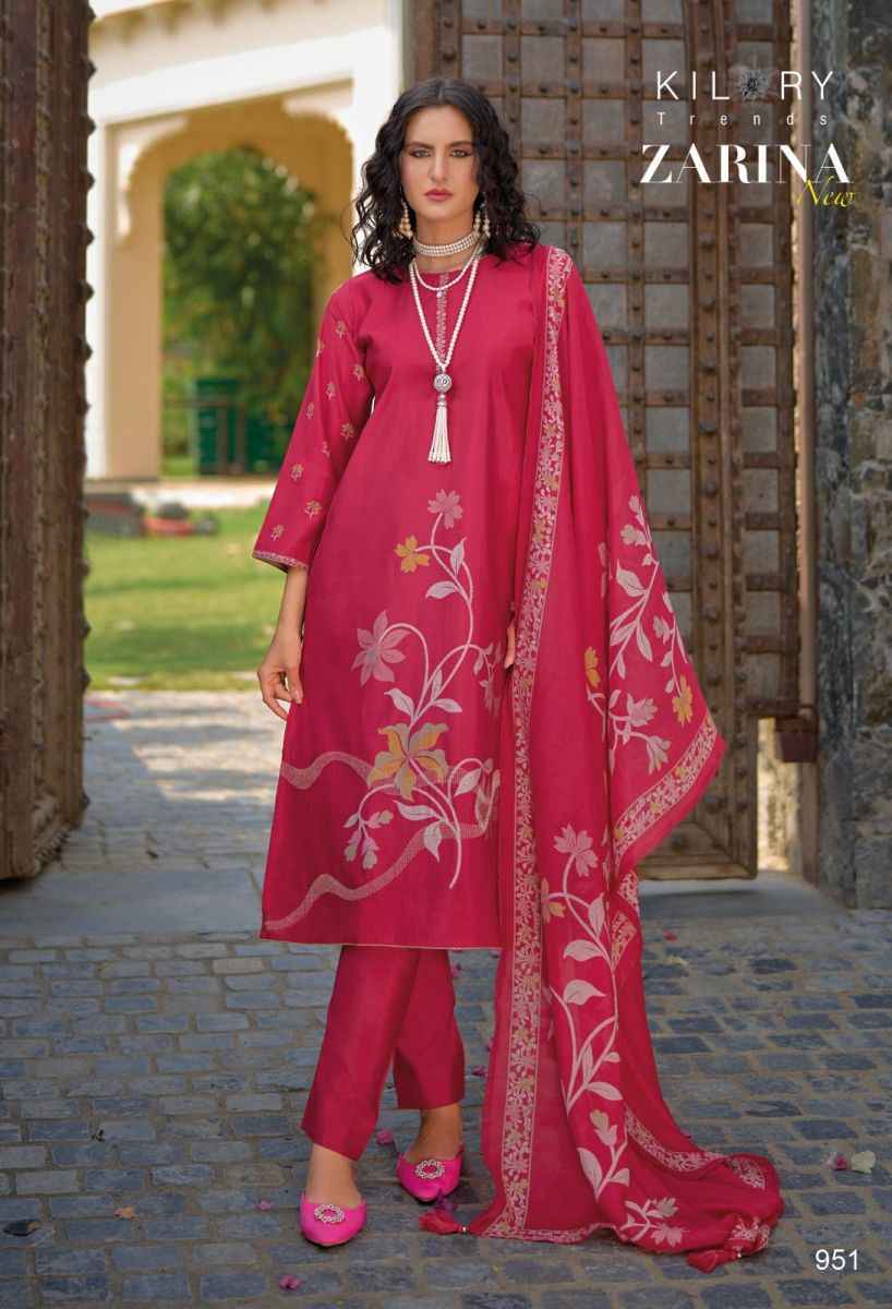 Kilory Trendz Zarina New Viscose Dress Material 8 pcs Catalogue