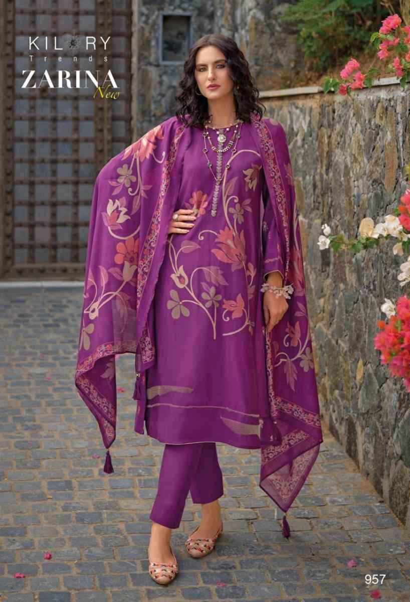 Kilory Trendz Zarina New Viscose Dress Material 8 pcs Catalogue