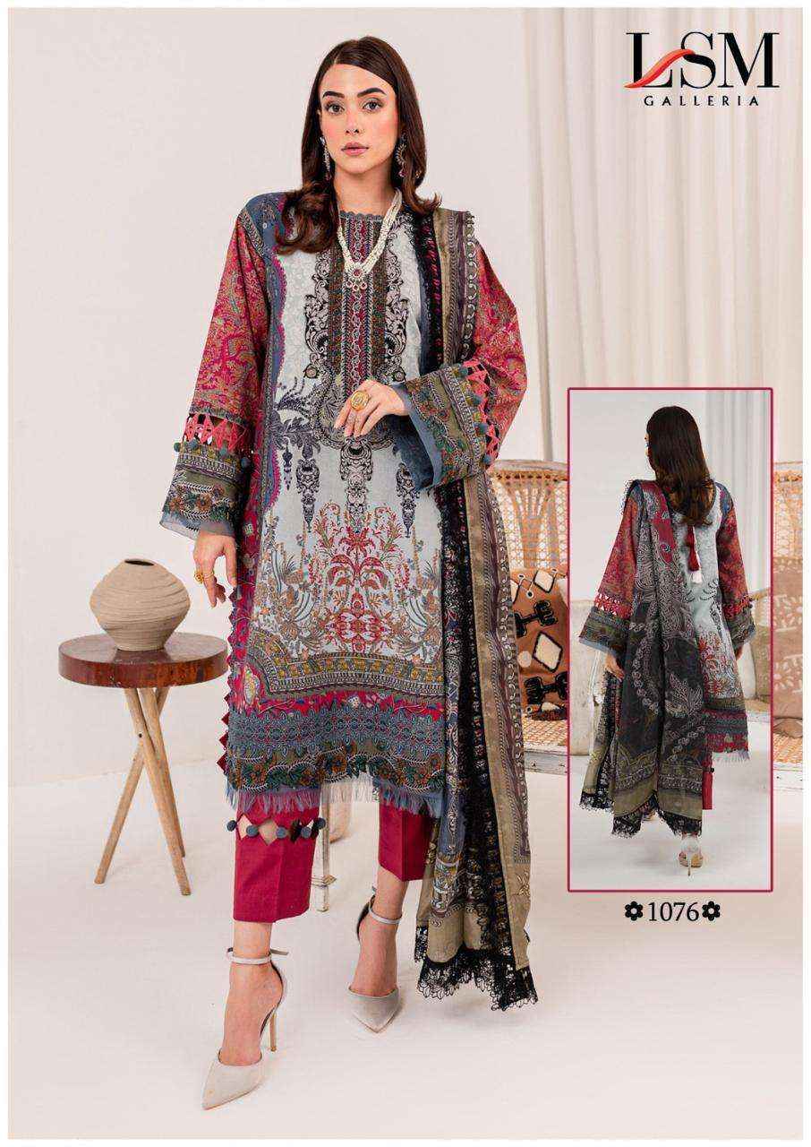 LSM Galleria Parian Dream Vol 8 Lawn Dress Material 6 pcs Catalogue