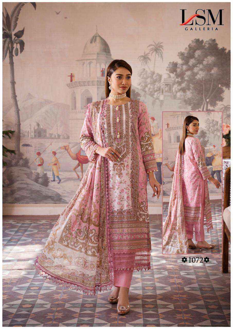 LSM Galleria Parian Dream Vol 8 Lawn Dress Material 6 pcs Catalogue