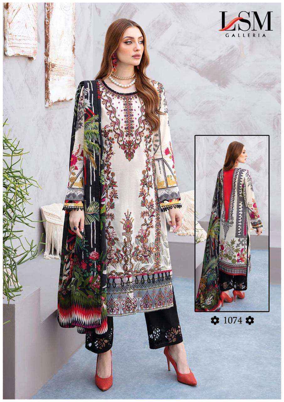 LSM Galleria Parian Dream Vol 8 Lawn Dress Material 6 pcs Catalogue