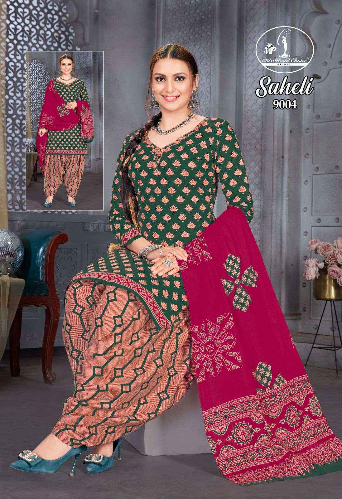 Miss World Choice Saheli Vol 9 Cotton Dress Material 10 pcs Catalogue
