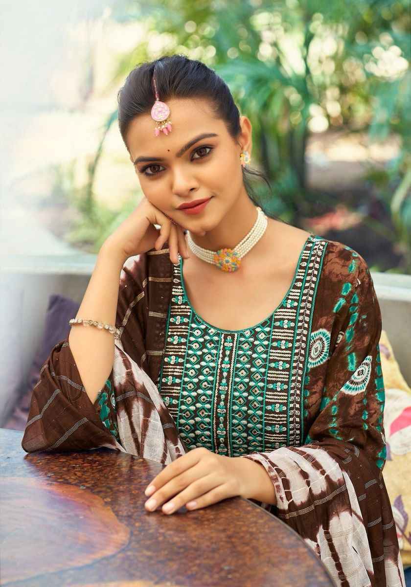 Mystic 9 Khanak Vol 1 Rayon Kurti Combo 8 pcs Catalogue