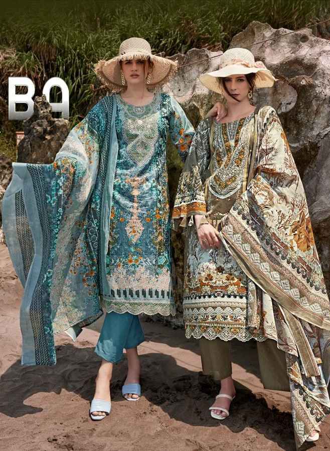 Pakiza Haniya Hiba Vol-34 Cotton Dress Material 10 pcs Catalogue