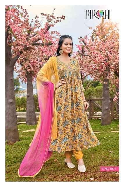 Pirohi Heeriye Readymade Mul Cotton Dress 4 pc Cataloge