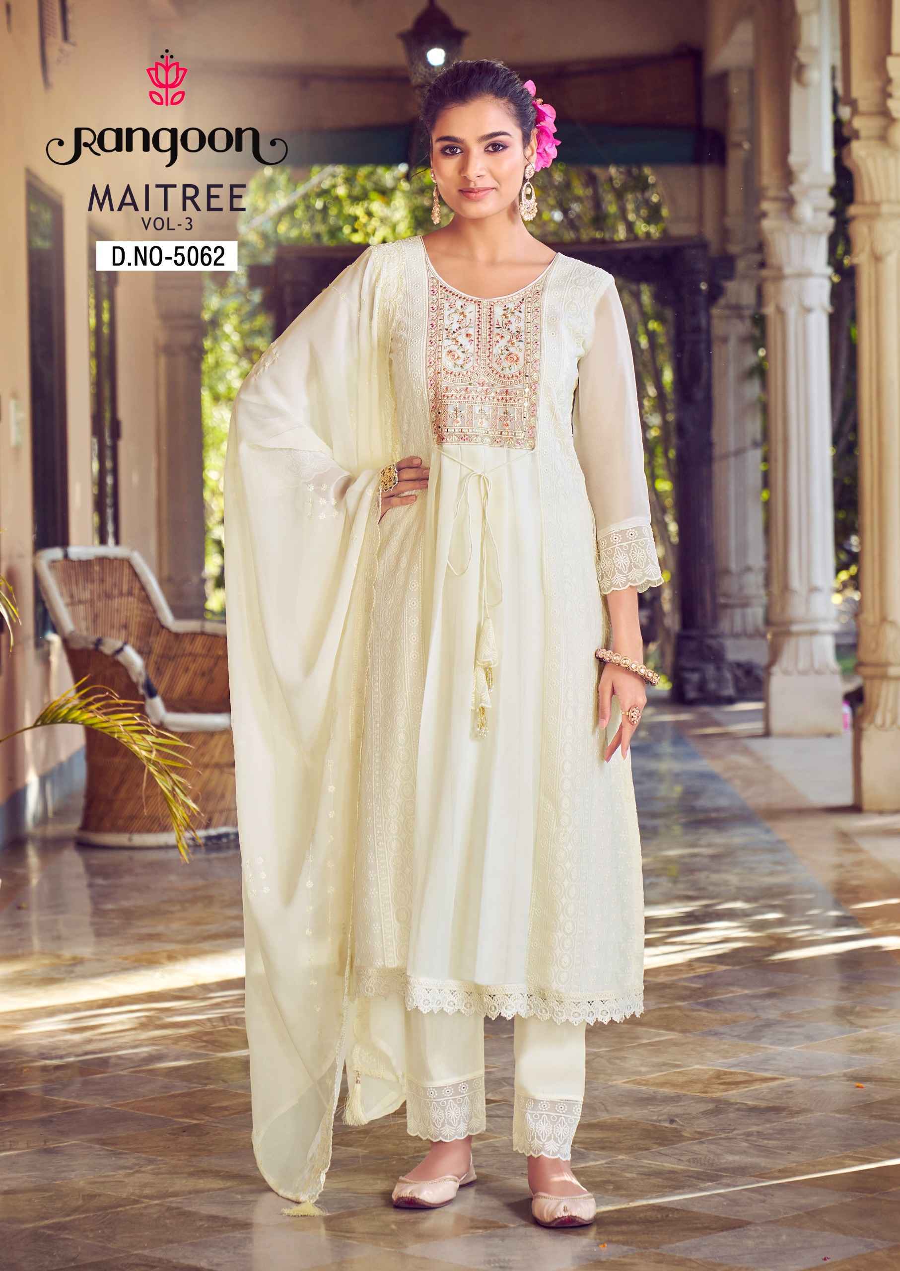 Rangoon Maitree Vol-3 Sifli Readymade Georgette Suit 6 pcs Catalogue
