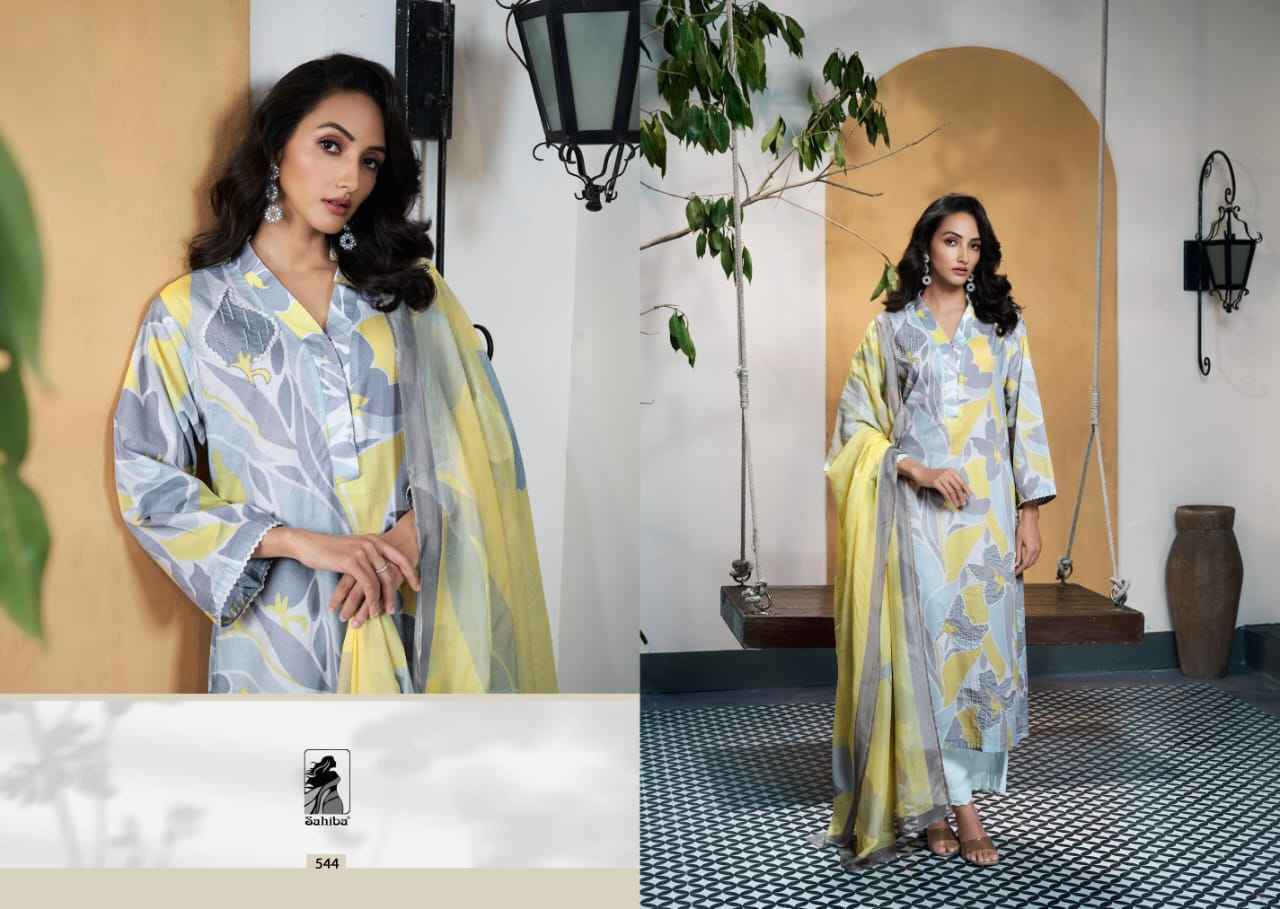 Sahiba Raha Cotton Lawn Print Dress Material 3 Pc Catalog