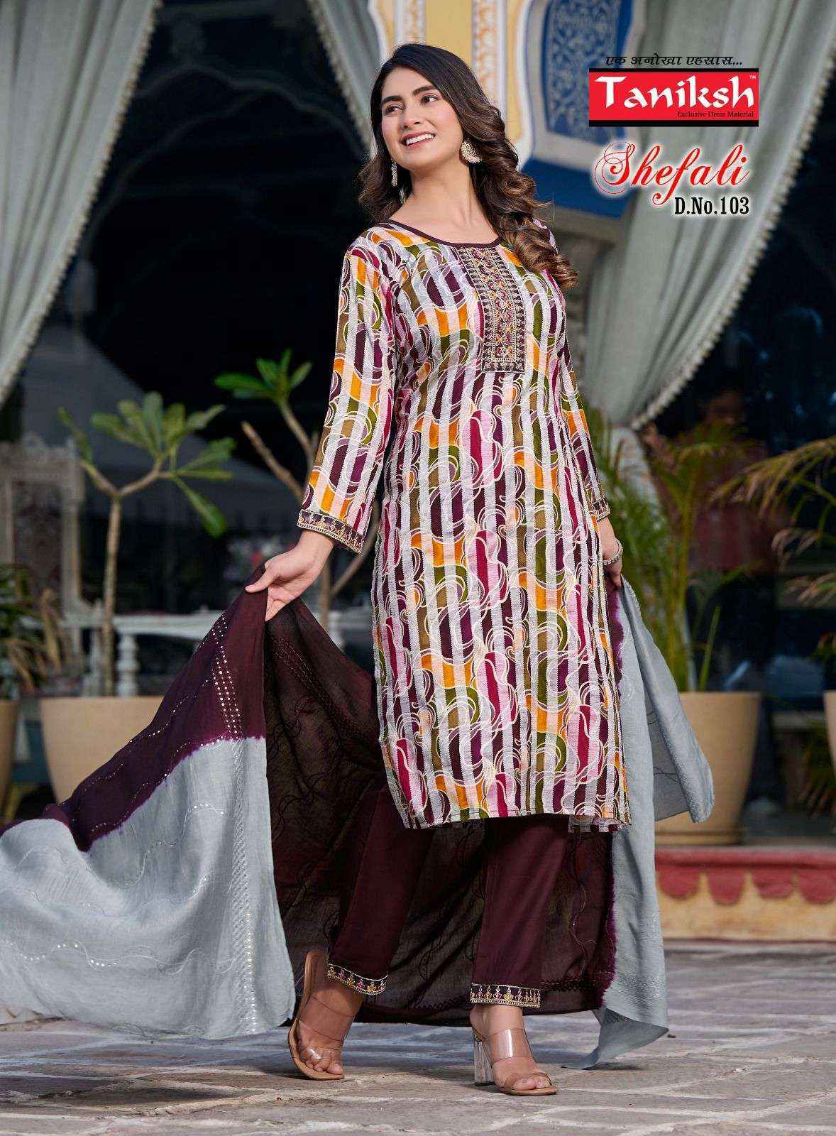 Taniksh Shefali Rayon Kurti Combo 8 pcs Catalogue