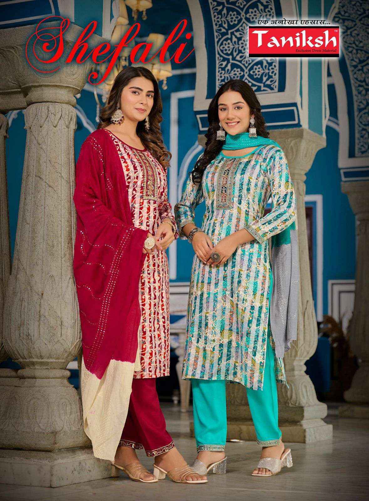Taniksh Shefali Rayon Kurti Combo 8 pcs Catalogue