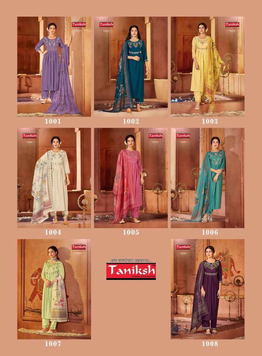 Taniksh Shivanya Vol 1 Rayon Kurti Combo 8 pcs Catalogue