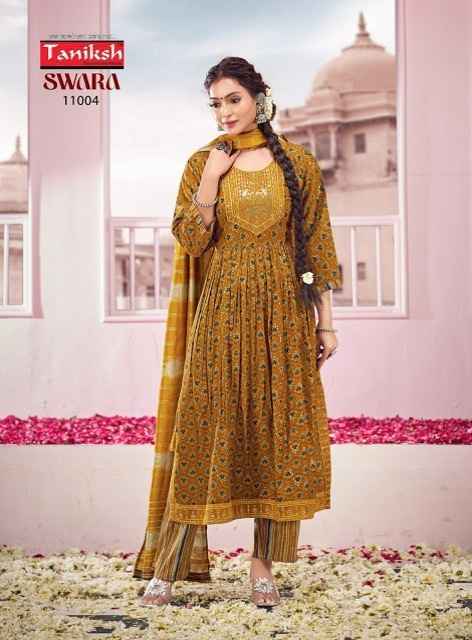 Taniksh Swara Vol 11 Rayon Kurti Combo 8 pcs Catalogue