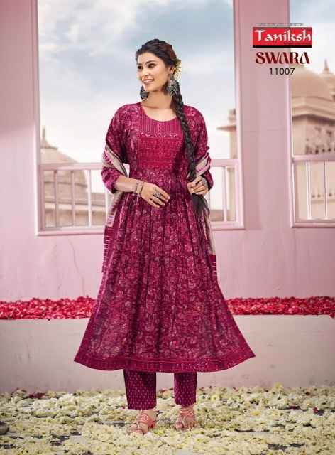 Taniksh Swara Vol 11 Rayon Kurti Combo 8 pcs Catalogue