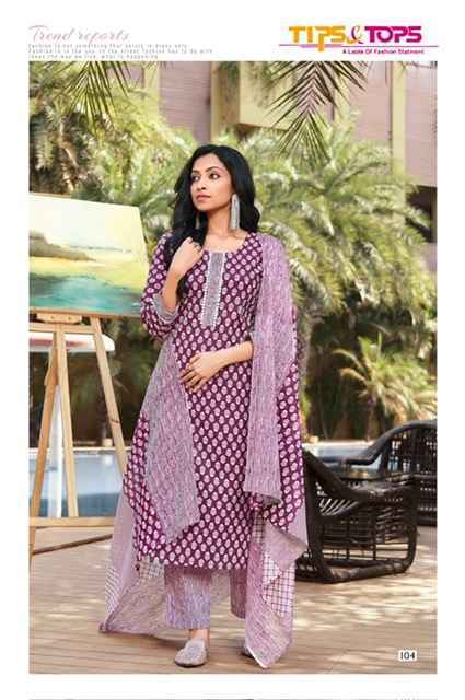 Tips & Tops Summer Fashion Vol 3 Cotton Kurti Combo 6 pcs Catalogue