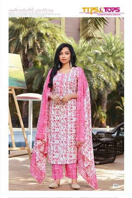 Tips & Tops Summer Fashion Vol 3 Cotton Kurti Combo 6 pcs Catalogue