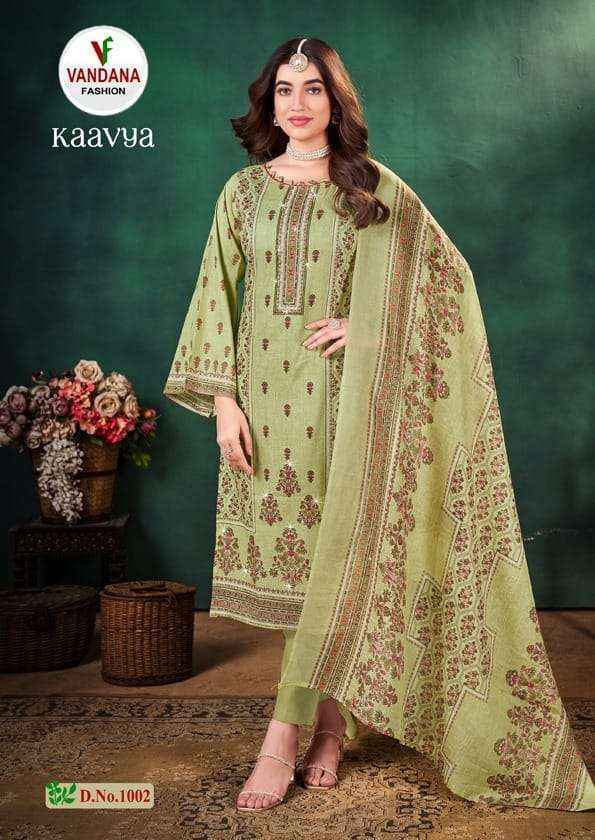 Vandana Fashion Kaavya Vol 1 Cotton Dress Material 8 pcs Catalogue