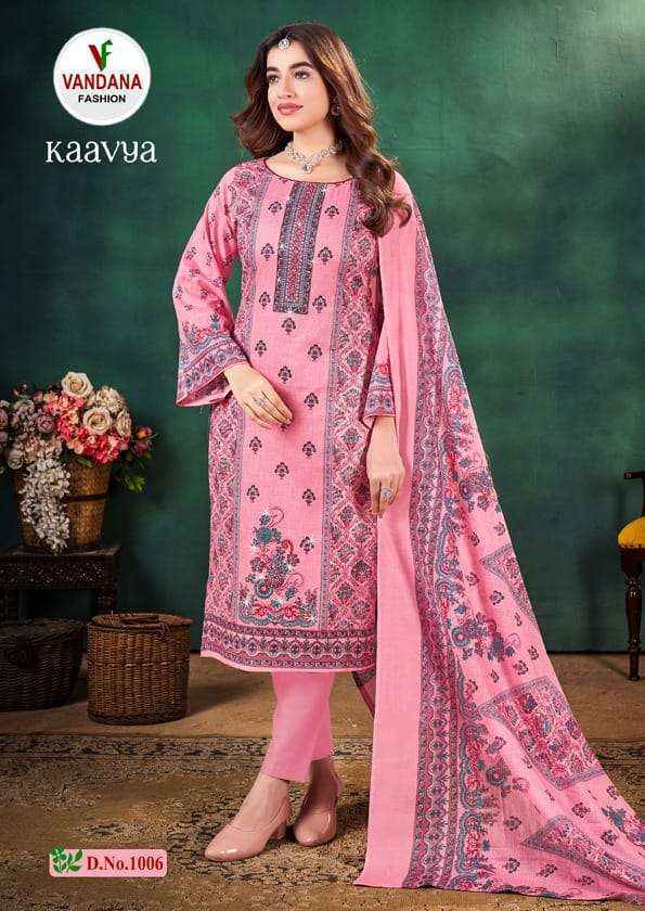 Vandana Fashion Kaavya Vol 1 Cotton Dress Material 8 pcs Catalogue