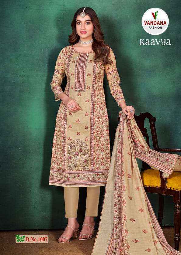 Vandana Fashion Kaavya Vol 1 Cotton Dress Material 8 pcs Catalogue