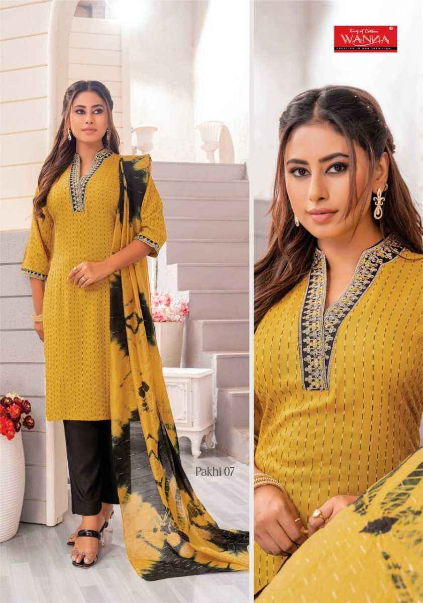 Wanna Pankhi Readymade Rayon Dress 8 Pc Catalog