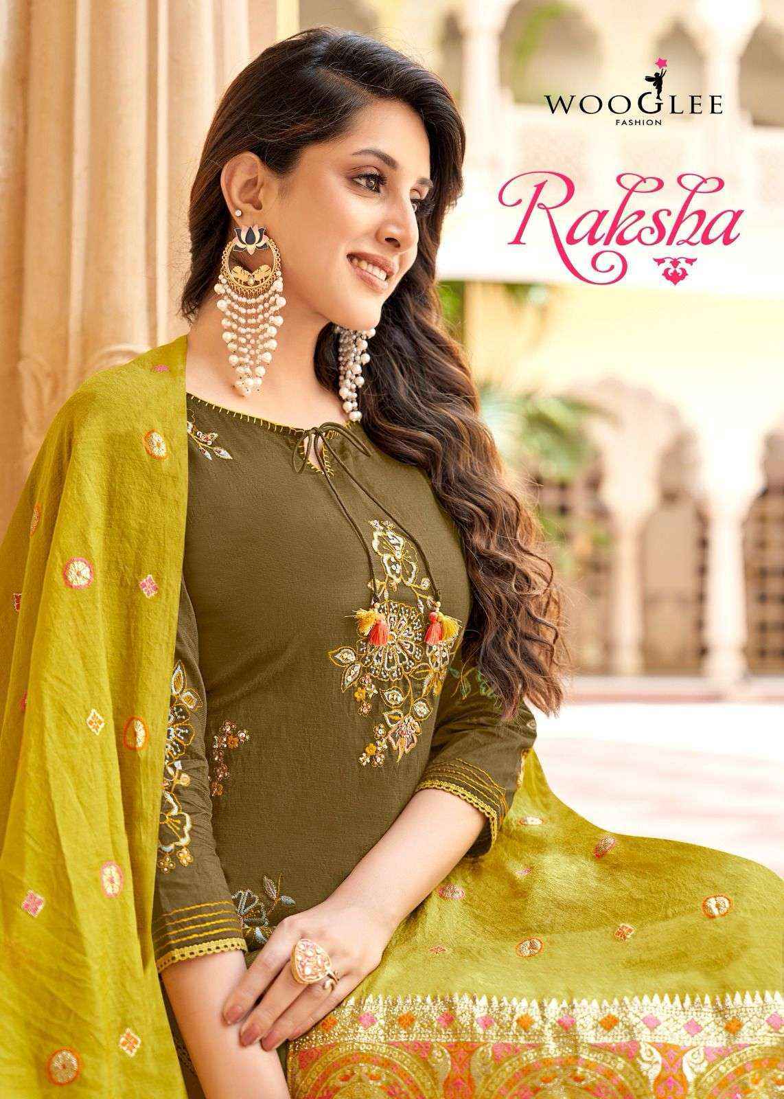 Wooglee Raksha Viscose Kurti Combo 6 pcs Catalogue